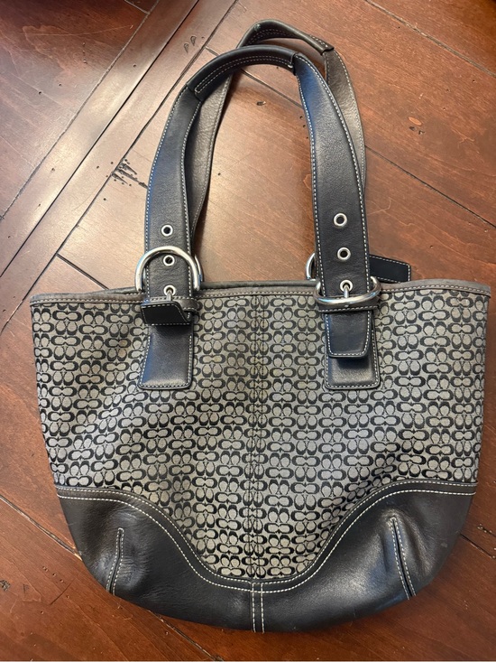Coach Handbags - Coach Y2K hobo monogram tote bag Used!